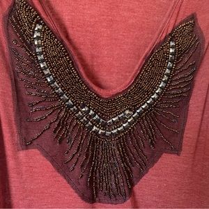 Embellished Sleeveless Top